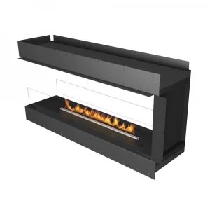 Three-Sided Planika Bioethanol Fireplace