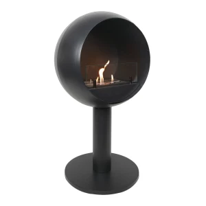 Edmonton Bioethanol Fireplace - Freestanding fireplace with sphere-shaped frame