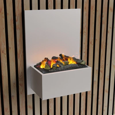 ScandiFlames Electric Brekke White steam fireplace ScandiFlames Electric Brekke White steam fireplace