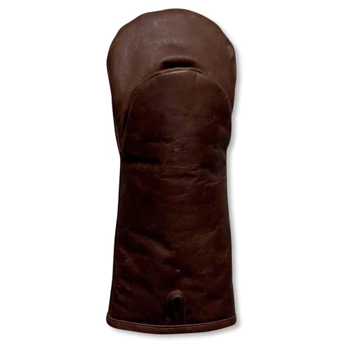 Grilling glove in dark brown leather - 1 pc. Grilling glove in dark brown leather - 1 pc.