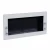 Texas bioethanol fireplace - white wall mounted bioethanol fireplace with safety glass