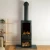 British Fires Bramshaw - Freestanding Electric Fireplace with Log Storage