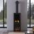 British Fires Bramshaw - Freestanding Electric Fireplace with Log Storage