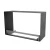 Foco Two 800 Medium 2-sided built-in bioethanol fireplace