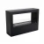 ScandiFlames Lansing L - Black Bioethanol Fireplace