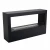 ScandiFlames Lansing XL - Black Bioethanol Fireplace