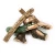 Decorative wood for bioethanol fireplaces in mixed colours - 5 pcs.