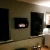 Ocean - Low-cost wall fireplace in black with a length of 60 cm