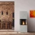 Planika Rock Kreta Firplace - Remote controlled BEV bioethanol fireplace with concrete finish