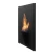 Safretti Gaya wall hanging bio fireplace of aluminium 