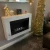 Nebraska White - Square wall-mounted bioethanol fireplace