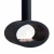 Toronto Black two-sided ceiling mounted bioethanol fireplace